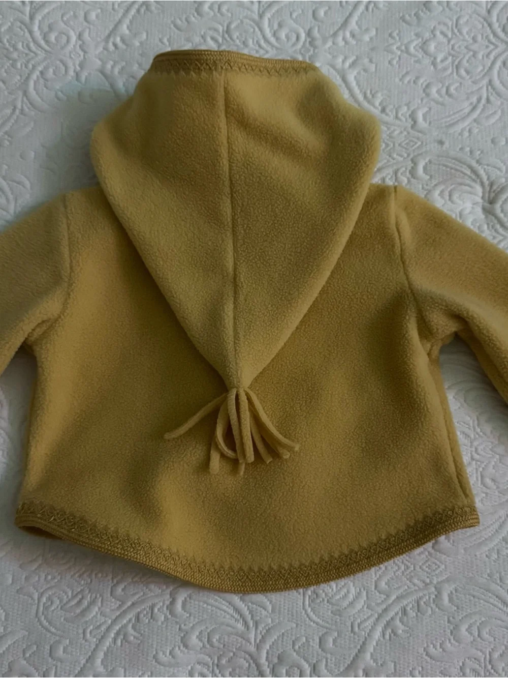 Hanna Andersson Gold Fleece Jacket Unisex size 0-3 Mo